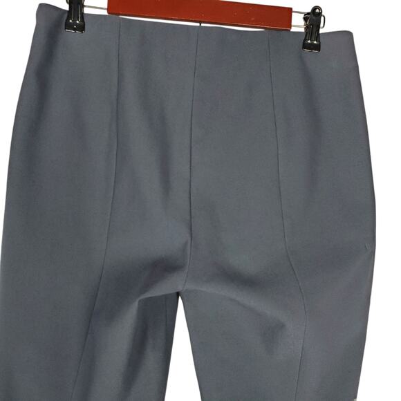 Vince Stitch Front Seam Ponte Legging Pants Sz L Dark Gray Side Zip Work Career - Picture 5 of 14